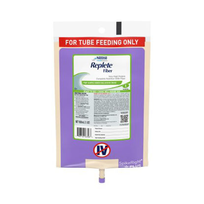 Picture of Tube Feeding Formula Replete® Fiber 33.8 oz. Bag Ready to Hang Unflavored Adult10798716263587