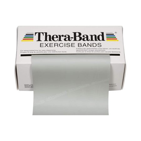 Picture of Exercise Resistance Band Thera-Band® Silver 6 Inch X 6 Yard 2X-Heavy Resistance20070