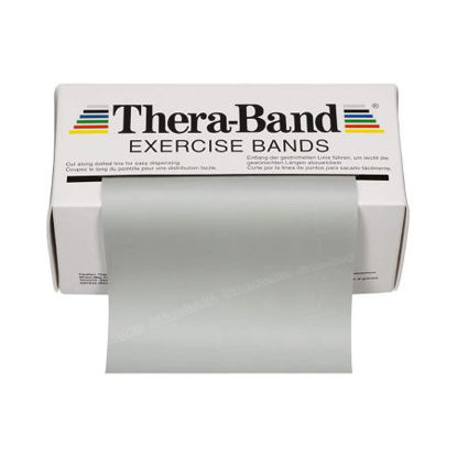 Picture of Exercise Resistance Band Thera-Band® Silver 6 Inch X 6 Yard 2X-Heavy Resistance20070