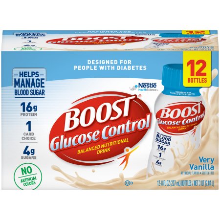 Picture of Oral Supplement Boost Glucose Control® Very Vanilla Flavor Ready to Use 8 oz. Bottle12179158