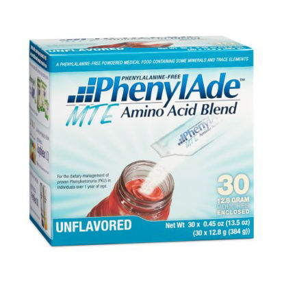 Picture of PKU Oral Supplement PhenylAde® MTE Amino Acid Blend Unflavored 12.8 Gram Individual Packet Powder119862
