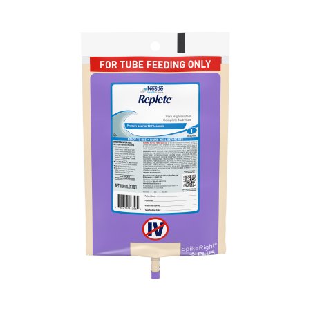 Picture of Tube Feeding Formula Replete® 33.8 oz. Bag Ready to Hang Unflavored Adult10798716263563