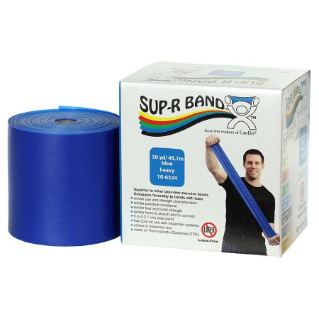 Picture of Exercise Resistance Band Sup-R Band® Blue 5 Inch X 50 Yard Heavy Resistance10-6324