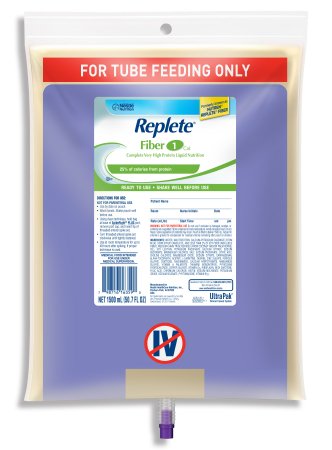 Picture of Tube Feeding Formula Replete® Fiber 50.7 oz. Bag Ready to Hang Unflavored Adult10798716263594