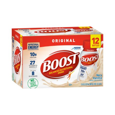 Picture of Oral Supplement Boost® Original Very Vanilla Flavor Ready to Use 8 oz. Bottle12324284