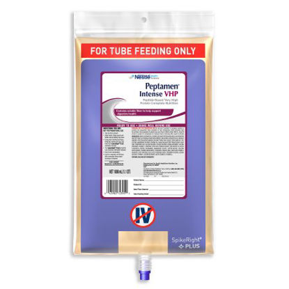 Picture of Tube Feeding Formula Peptamen® Intense VHP 33.8 oz. UltraPak® Bag Ready to Hang Unflavored Adult00043900493220