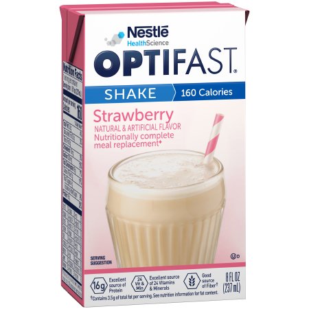 Picture of Oral Supplement Optifast 800® Strawberry Flavor Ready to Use 8 oz. Carton12320497