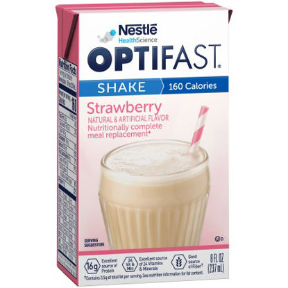 Picture of Oral Supplement Optifast 800® Strawberry Flavor Ready to Use 8 oz. Carton12320497