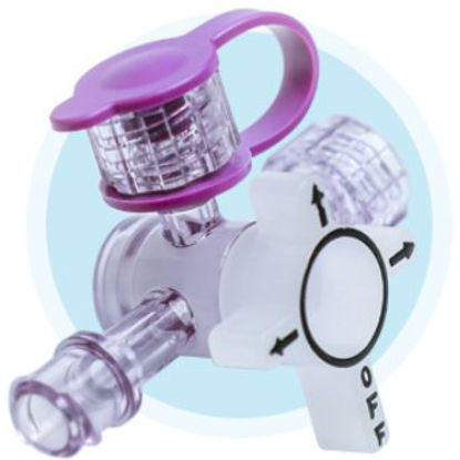 Picture of Closed Enteral Tube Valve ENFit™ Lopez Valve® NonSterile, Tethered CapM9000-EF