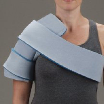 Picture of Hot / Cold Therapy Wrap DeRoyal® Shoulder 13 X 47 Inch Laminated Foam / Plastic / Gel Reusable9381-10