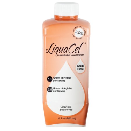 Picture of Oral Protein Supplement LiquaCel™ Orange Flavor Ready to Use 32 oz. BottleGH92