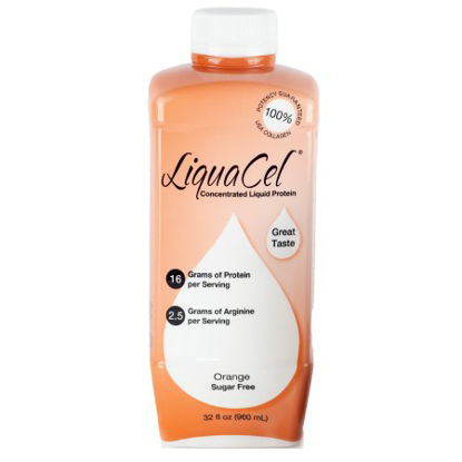 Picture of Oral Protein Supplement LiquaCel™ Orange Flavor Ready to Use 32 oz. BottleGH92