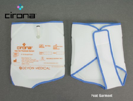 Picture of DVT Compression Therapy Garment Adjustable Cirona™ Sleeves Left or Right Foot StandardF-10