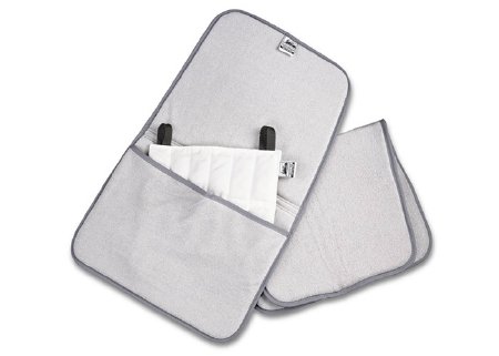 Picture of Cover Hydrocollator® Terry, Foam Filled, Over Sized, Gray, Hook and Loop Closure, Washable, 24 X 36 Inch1124
