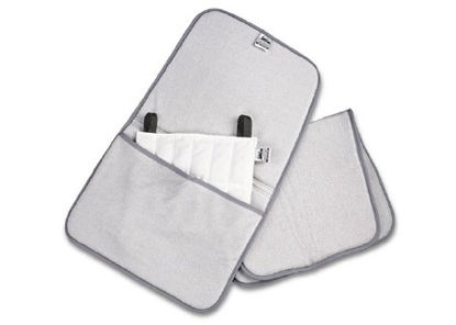 Picture of Cover Hydrocollator® Terry, Foam Filled, Over Sized, Gray, Hook and Loop Closure, Washable, 24 X 36 Inch1124