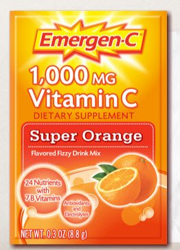 Picture of Oral Supplement Emergen-C® Super Orange Flavor Powder 0.3 oz. Individual Packet07631430203