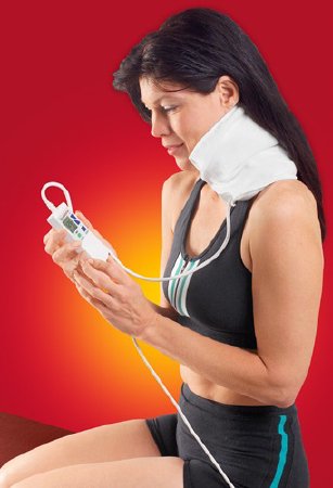 Picture of Moist Heating Pad Theratherm® Digital Neck / Shoulder Flannel Cover Reusable1033