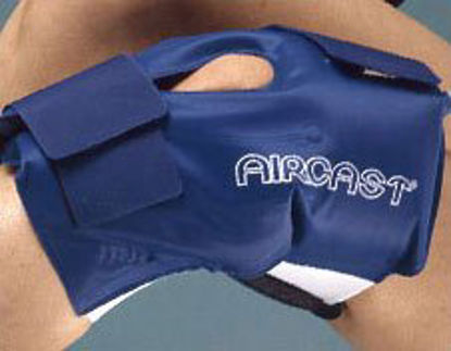 Picture of Cold Therapy Wrap Aircast® Cryo/Cuff® Knee Large 20 to 31 Inch Circumference Nylon / Vinyl Reusable11B01