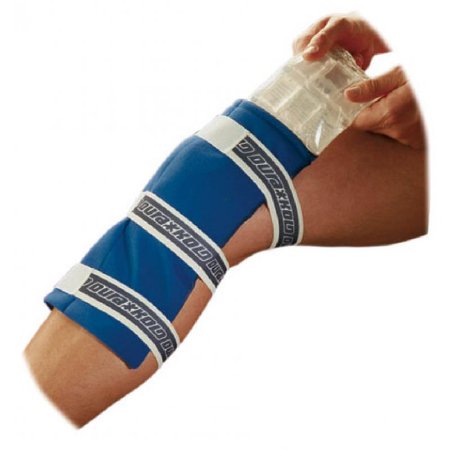 Picture of Cold Pack with Wrap Dura*Kold® Surgical Sleeve Knee One Size Fits Most 12 X 13 Inch Nylon / Polyethelene / Glycol Gel/ Water Reusable11-0905-0-02000