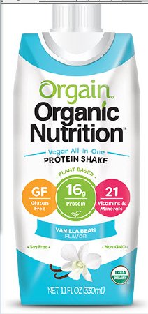 Picture of Oral Protein Supplement Organic Nutrition™ Vegan Vanilla Bean Flavor Ready to Use 11 oz. Carton851770003223