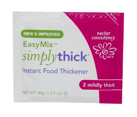 Picture of Food and Beverage Thickener SimplyThick® Easy Mix 48 Gram Individual Packet Unflavored Gel Nectar ConsistencySTBULK50L2