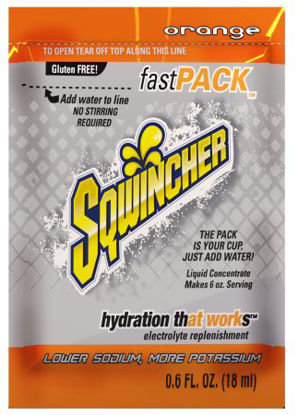 Picture of Electrolyte Replenishment Drink Mix Sqwincher® Fast Pack® Orange Flavor 6 oz.X452-MN600