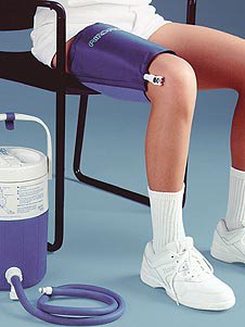 Picture of Cold Therapy Wrap Aircast® Cryo/Cuff® Thigh Large / X-Large 20 to 27 Inch Circumference Nylon / Vinyl Reusable13B01