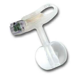 Picture of Balloon Button Gastrostomy Feeding Device AMT Mini Classic 14 Fr. 1.5 cm Tube Silicone Sterile5-1415