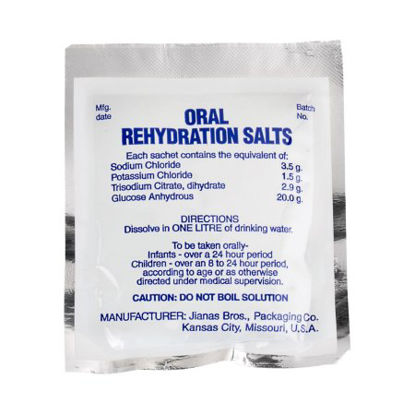 Picture of Oral Rehydration Salts Unflavored 125 per Box8809