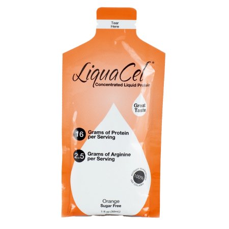 Picture of Oral Protein Supplement LiquaCel™ Orange Flavor Ready to Use 1 oz. Individual PacketGH91