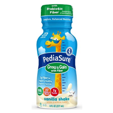 Picture of Pediatric Oral Supplement PediaSure® Grow & Gain with Fiber Vanilla Flavor 8 oz. Bottle Ready to Use58061
