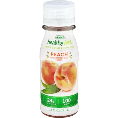 Picture of Oral Protein Supplement Healthy Shot® Peach Flavor Ready to Use 2.5 oz. Bottle72855