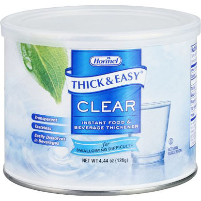Picture of Food and Beverage Thickener Thick & Easy® 4.4 oz. Canister Unflavored Powder Consistency Varies By Preparation25544