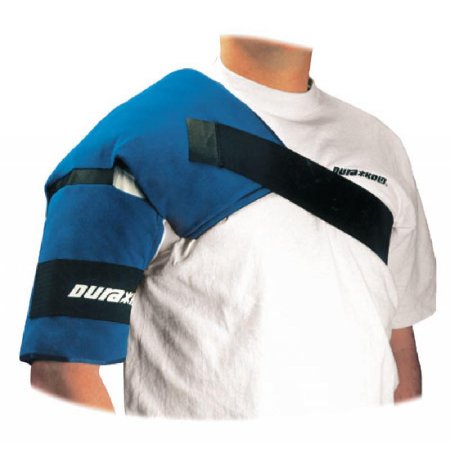 Picture of Cold Therapy Wrap Dura*Kold® Shoulder One Size Fits Most Nylon / Polyethelene / Glycol Gel/ Water Reusable11-0885-9-02000
