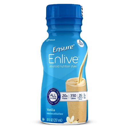 Picture of Oral Supplement Ensure® Enlive® Advanced Nutrition Shake Vanilla Flavor Ready to Use 8 oz. Bottle64293