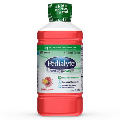 Picture of Pediatric Oral Electrolyte Solution Pedialyte® AdvancedCare™ Cherry Punch Flavor 33.8 oz. Bottle Ready to Use63057