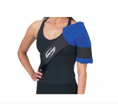 Picture of Cold Pack with Wrap Dura*Soft™ Wrap Shoulder One Size Fits Most 12 X 13 Inch Ultra-Wick Fabric / Nylon / Elastic / Plastic / Gel Reusable11-0914-0-02000