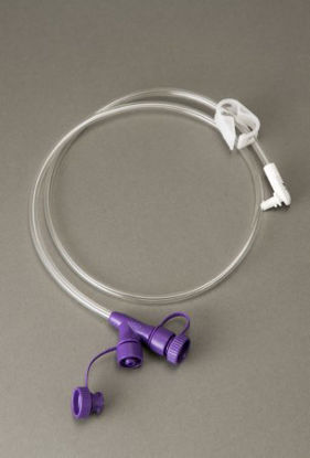 Picture of Enteral Feeding Extension Set ENFit® LoProfile 24 Inch, Right Angle, NonSterileVED-1001