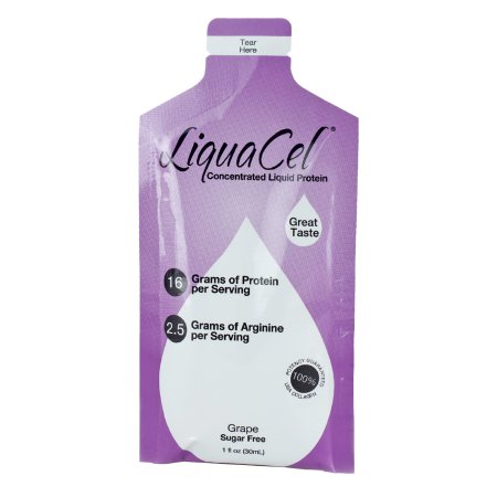 Picture of Oral Protein Supplement LiquaCel™ Grape Flavor Ready to Use 1 oz. Individual PacketGH95