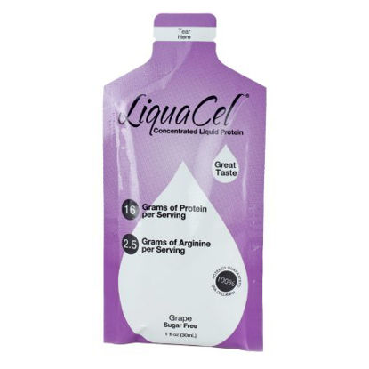 Picture of Oral Protein Supplement LiquaCel™ Grape Flavor Ready to Use 1 oz. Individual PacketGH95