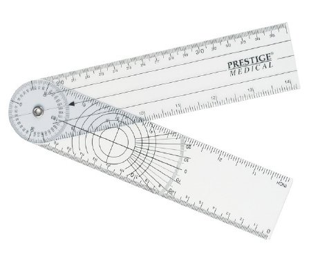 Picture of Universal Goniometer Heavy-Gauge Clear Plastic 360° Range in Single Degree Increments Inches and Centimeters47