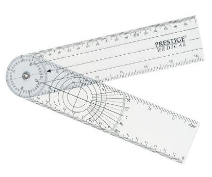 Picture of Universal Goniometer Heavy-Gauge Clear Plastic 360° Range in Single Degree Increments Inches and Centimeters47