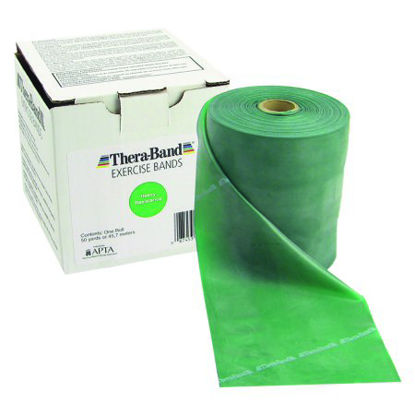 Picture of Exercise Resistance Band Thera-Band® Green 5 Inch X 50 Yard Medium Resistance10-1008