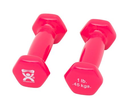 Picture of Dumbbell Pair Hexagon Heads CanDo® 1 lbs.10-0550-2