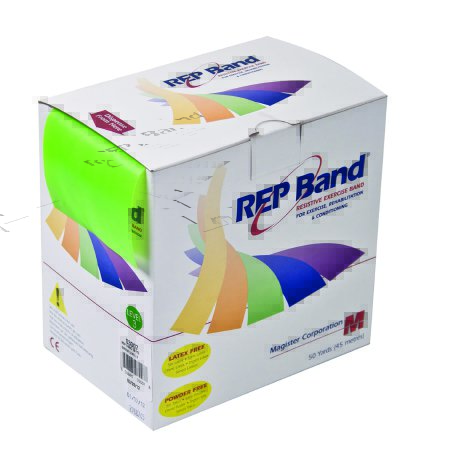 Picture of Exercise Resistance Band REP Band® Lime 4 Inch X 50 Yard Medium Resistance10-1091