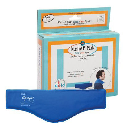 Picture of Hot / Cold Pack Relief Pak® Cold n’ Hot® Sensaflex® Compress Neck 7 X 22 Inch Fabric / Gel Reusable11-1294