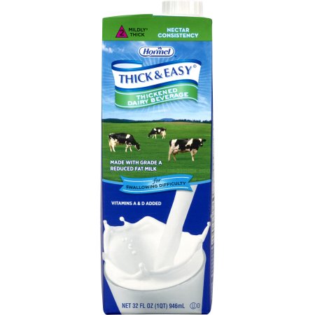 Picture of Thickened Beverage Thick & Easy® Dairy 32 oz. Carton Milk Flavor Ready to Use Nectar Consistency73625