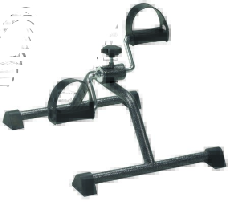 Picture of Pedal Exerciser CanDo® Portable Adjustable Resistance Levels 11 X 17 X 22 Inch Black / Gray10-0710