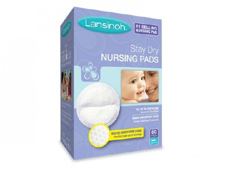 Picture of Nursing Pad Lansinoh® Stay Dry One Size Fits Most Quilted Cotton Disposable04467720265
