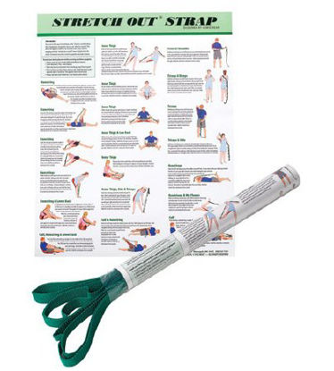 Picture of Stretch Assist Strap With Poster Stretch-Out® 6 Foot Length Green440PS